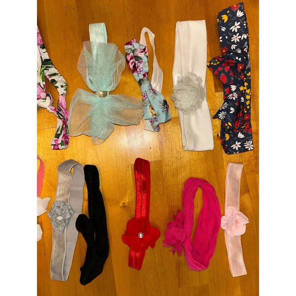 Baby Girl Head Bands Lot of 18